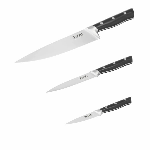 Фото - Набір ножів Tefal K281S3FT Perfect Resist 3 пр